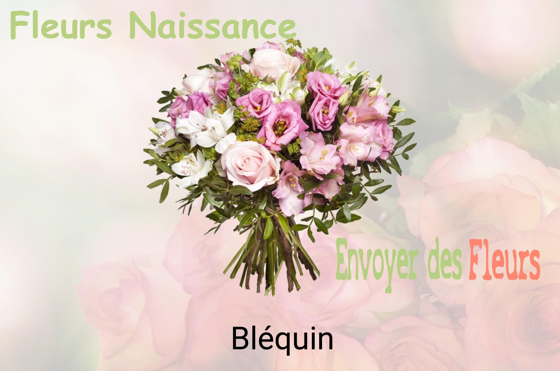 Bouquet de fleurs de naissance livré à Bléquin